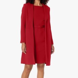 Beautiful comfy red 2 PC dress suit